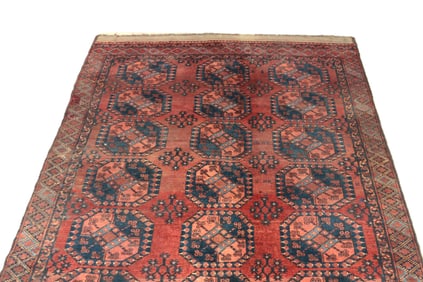 Afghan Turkoman Carpet 7-4 x 11-4