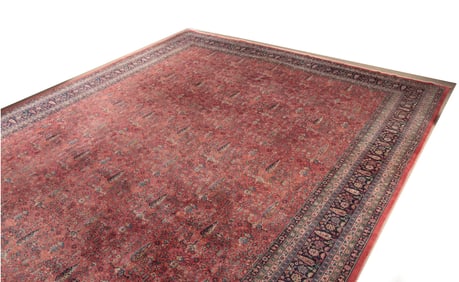 Persian Afshar Wool Carpet 19-10 x 13-10