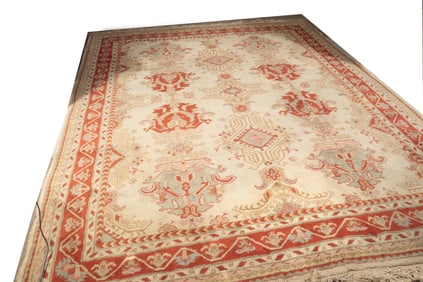 Turkish Oushak Carpet 10-2 x 13