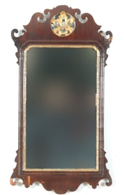 George III Carved Parcel Gilt Pier Mirror, 18th C