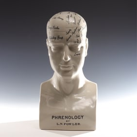 After Lorenzo Niles Fowler - Phrenology Head