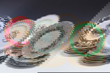 English & American Luncheon Plates