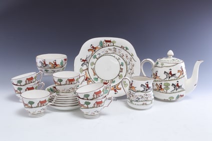 Crown Staffordshire Tea Service