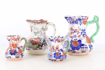 Four Masons Ironstone Jugs