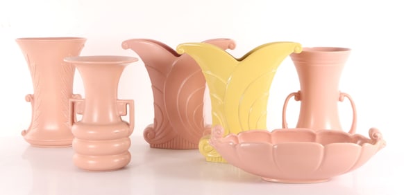 Group of Abingdon Pottery Vases