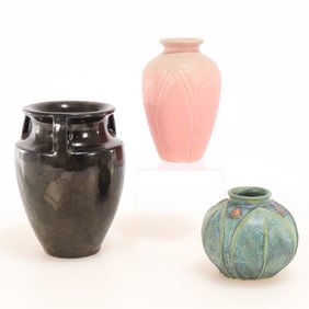 Three Pottery Vases