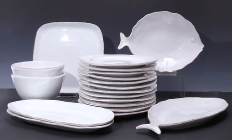 White Vietri - Assembled Serving Set
