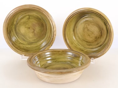 Guy Wolff Green Glazed Basins