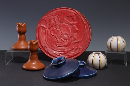 Group of Mid Century Pottery Pieces