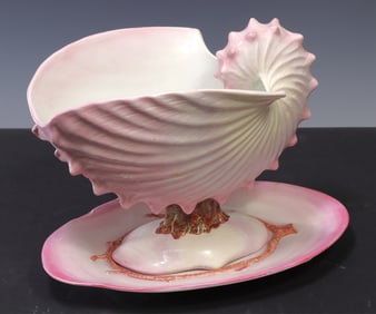 Wedgwood Porcelain Nautilus Compote
