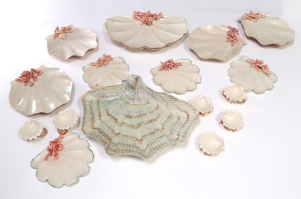 Vladinir Kanevsky Jonal Shell Dishes 20th C