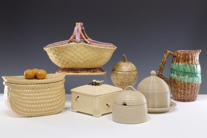 Majolica & Wedgwood Table Articles 19/20th C