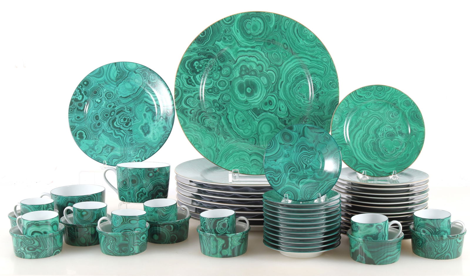 Malachite Limoges Neiman Marcus Tableware (1 of 6)