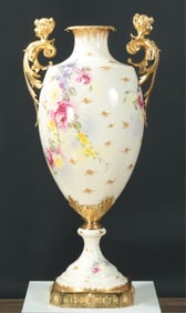 French 19th c  Ormolu Mounted Palace Urn