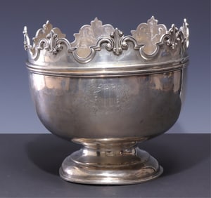 George III Sterling Silver Monteith Bowl