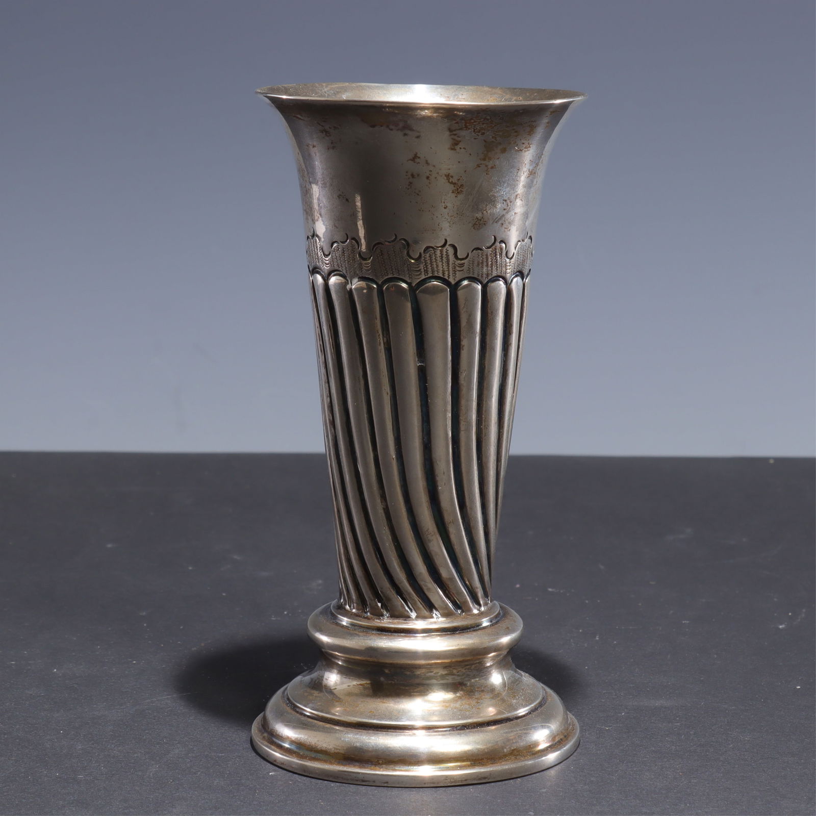 Austrian Silver Bud Vase (1 of 4)