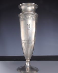 Tiffany & Co Sterling Silver Winthrop Vase