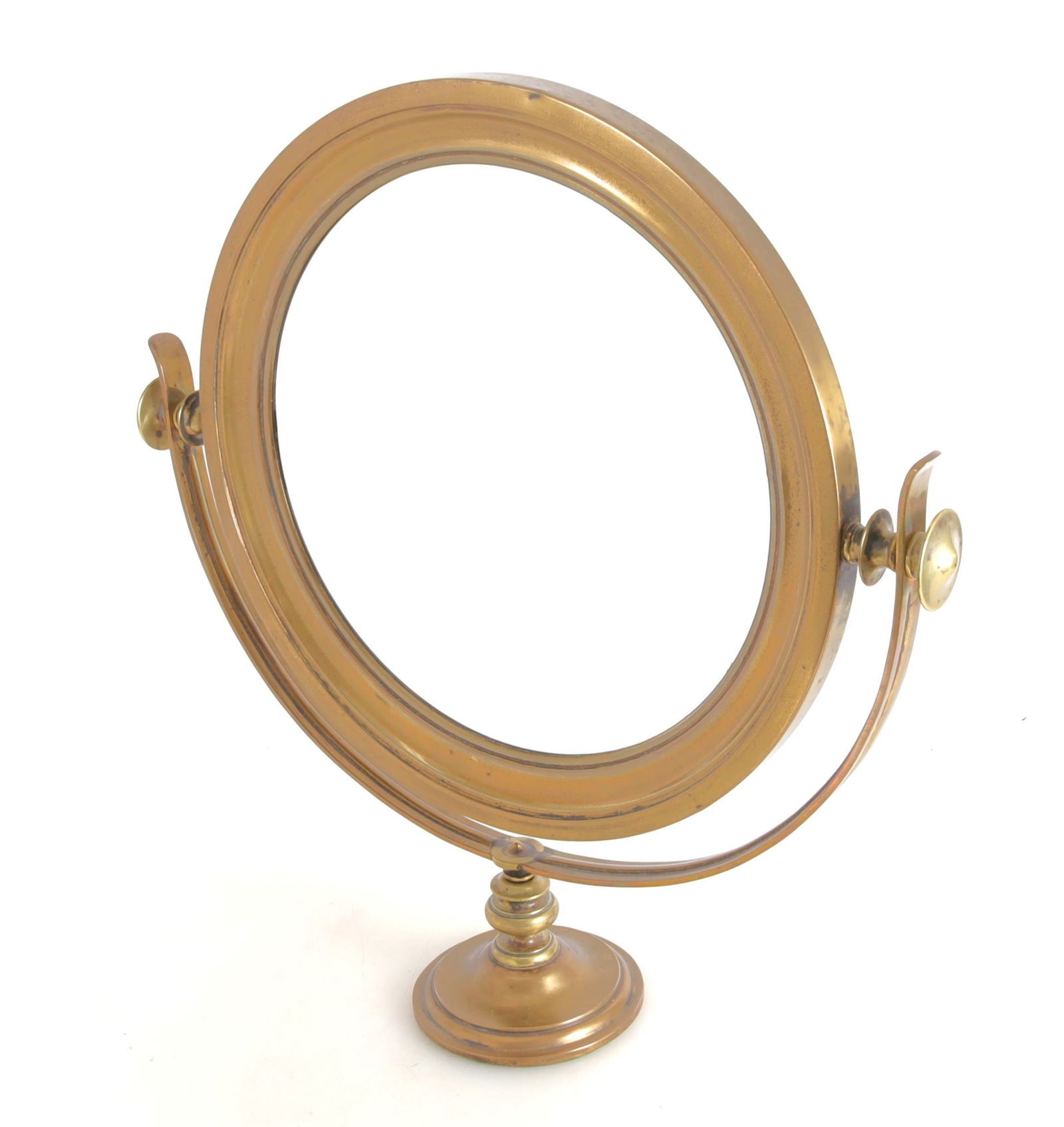 Vintage Regency Style Brass Dressing Mirror 20th C (1 of 6)