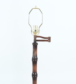 Regency Style Faux Bamboo Floor Lamp