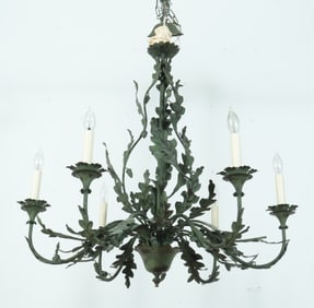 Richard Taylor 6 Light Tole Chandelier