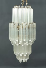Paolo Venini Triedri Chandelier