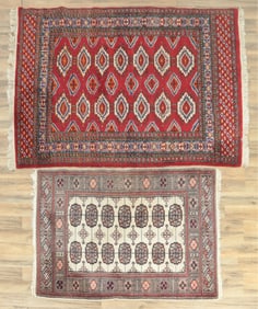 Two Bokhara Carpets 3-2 x 4-7 & 4 x 6