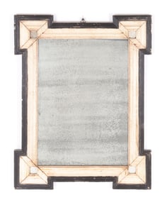 Black & White Painted Mirror, Early 20th C