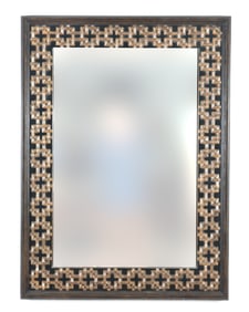 Chinese Style Parcel Gilt Mirror, Bassett