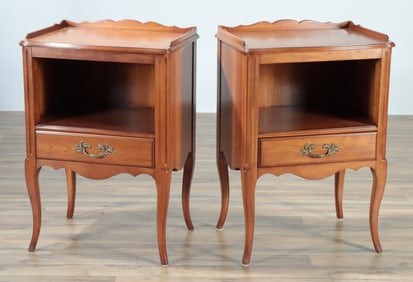 Pair Kindel French Provincial Night Stands