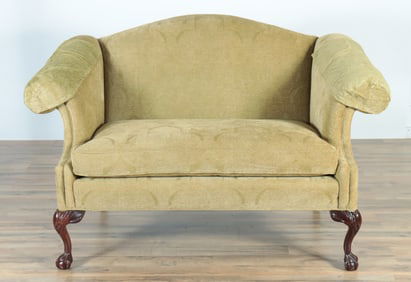 Sherill George III Style Mahogany Love Seat