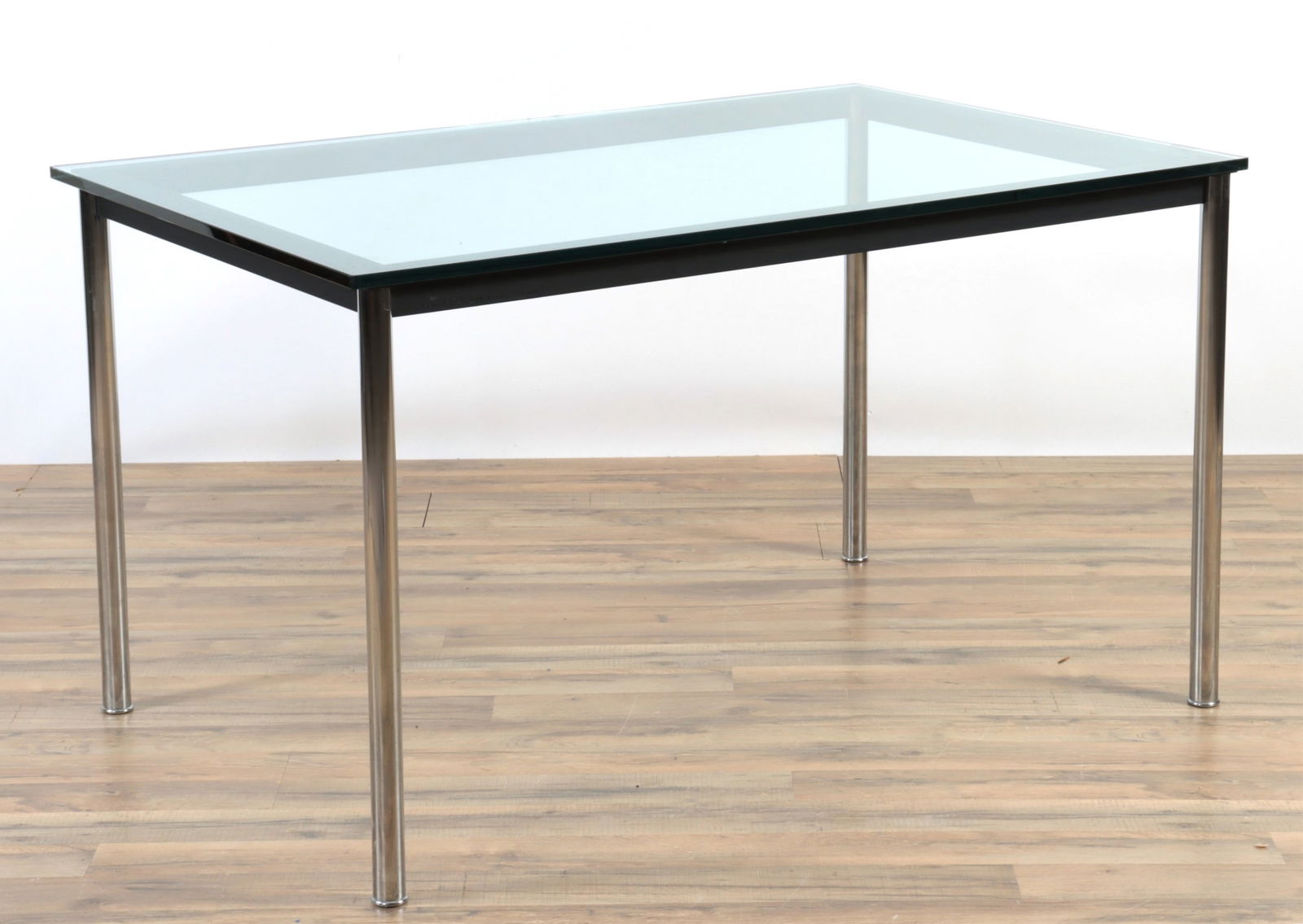 Modern Chrome & Glass Table (1 of 6)