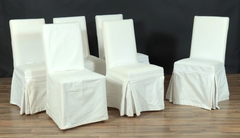 6 Contemporary Upholstered Dining Chairs