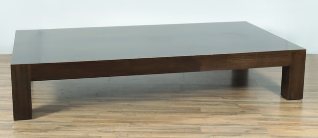 Ralph Lauren Style Black Stained Coffee Table