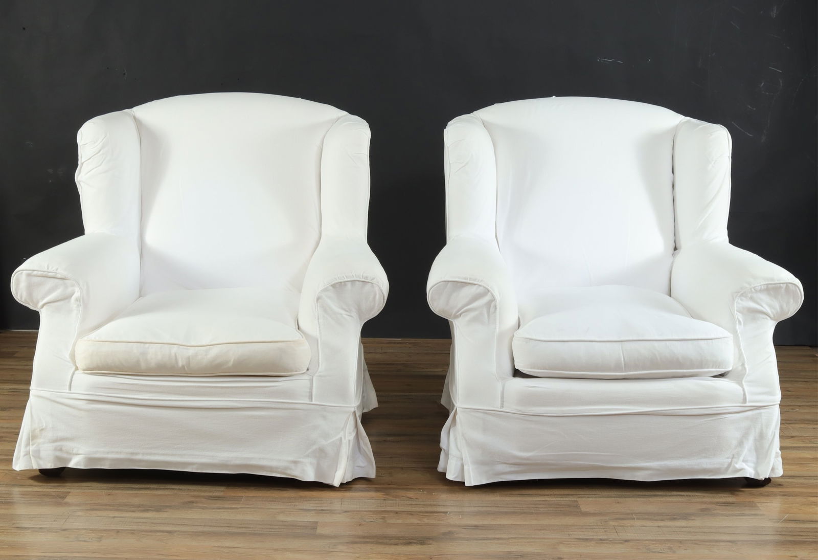 Ralph Lauren Upholstered Wing Armchairs (1 of 8)