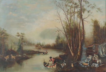 American School - Hunters by the River - O/C