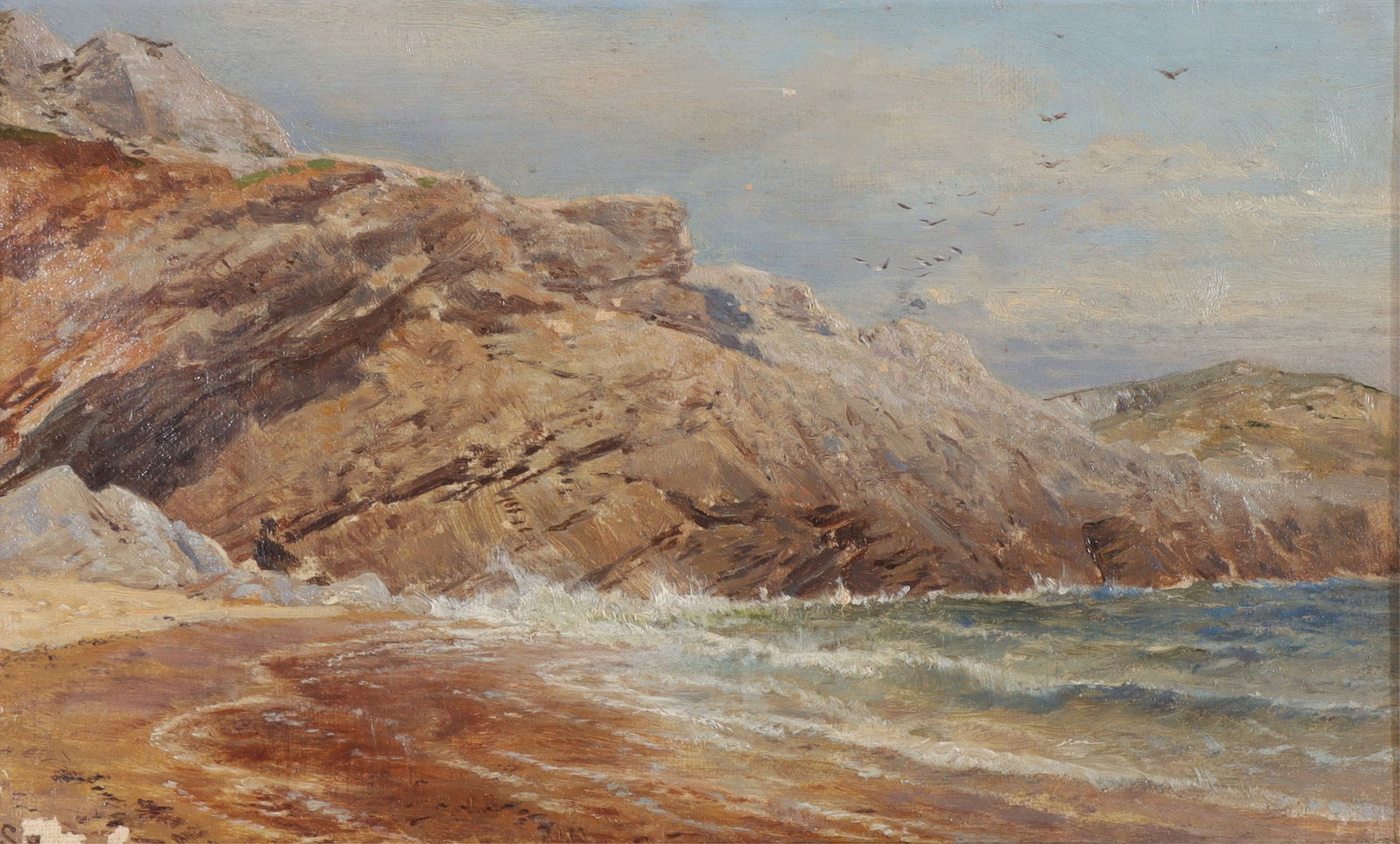 American/European School - Coastal Landscape O/C (1 of 8)