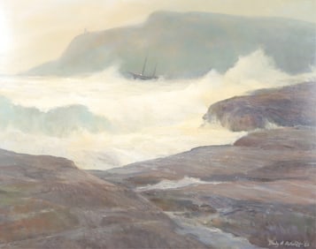 Dale Ratcliff - Shore Landscape 1985 O/B