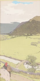 Frank Morley Fletcher - Brotherswater - woodcut