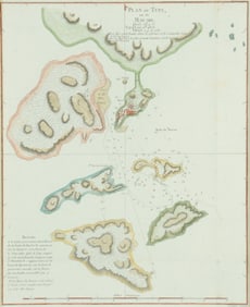 French Edition after James Cook - Engraved Map of Macao