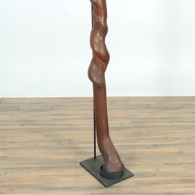 Joel Hoyer - Modern Wood & Gilded Sculpture