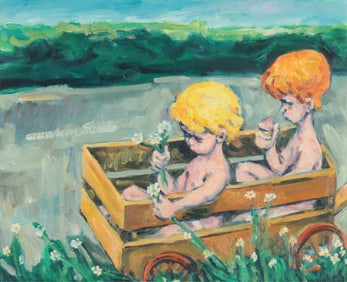 Mervin Jules - Two in a Cart - O/B