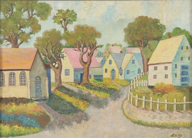 Abraham Atlas - Tree Lined Street - O/B