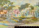 Abraham Atlas - Tree Lined Street - O/B