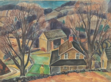 C. Bertram Hartman - Farmhouse - W/C