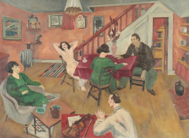 C. Bertram Hartman - Lachaise Seated Nude- O/C