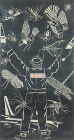 William M. Kent - UNITED - Slate print