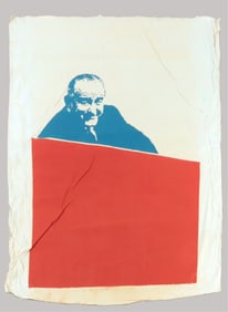 William M. Kent - LBJ - Slate print