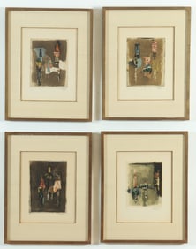 Johnny Friedlaender - Set of 4 Aquatints
