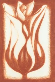 Lowell Nesbitt - Tulip Etching