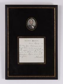 Abraham Lincoln Signed Military Note, 1864